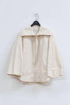 SWAYINGKNIT Oversized trench coat SW22AW1T95 warm white